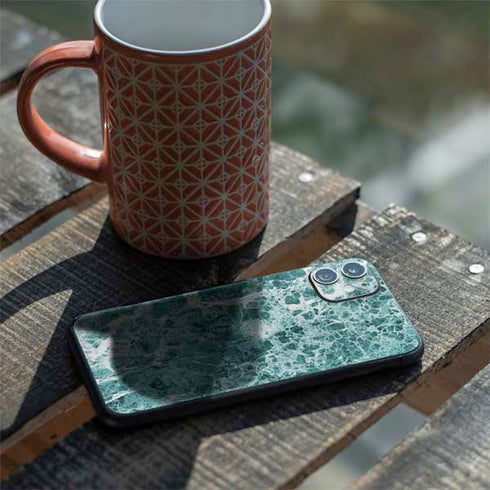 Crushed Turquoise iPhone 11 Skin